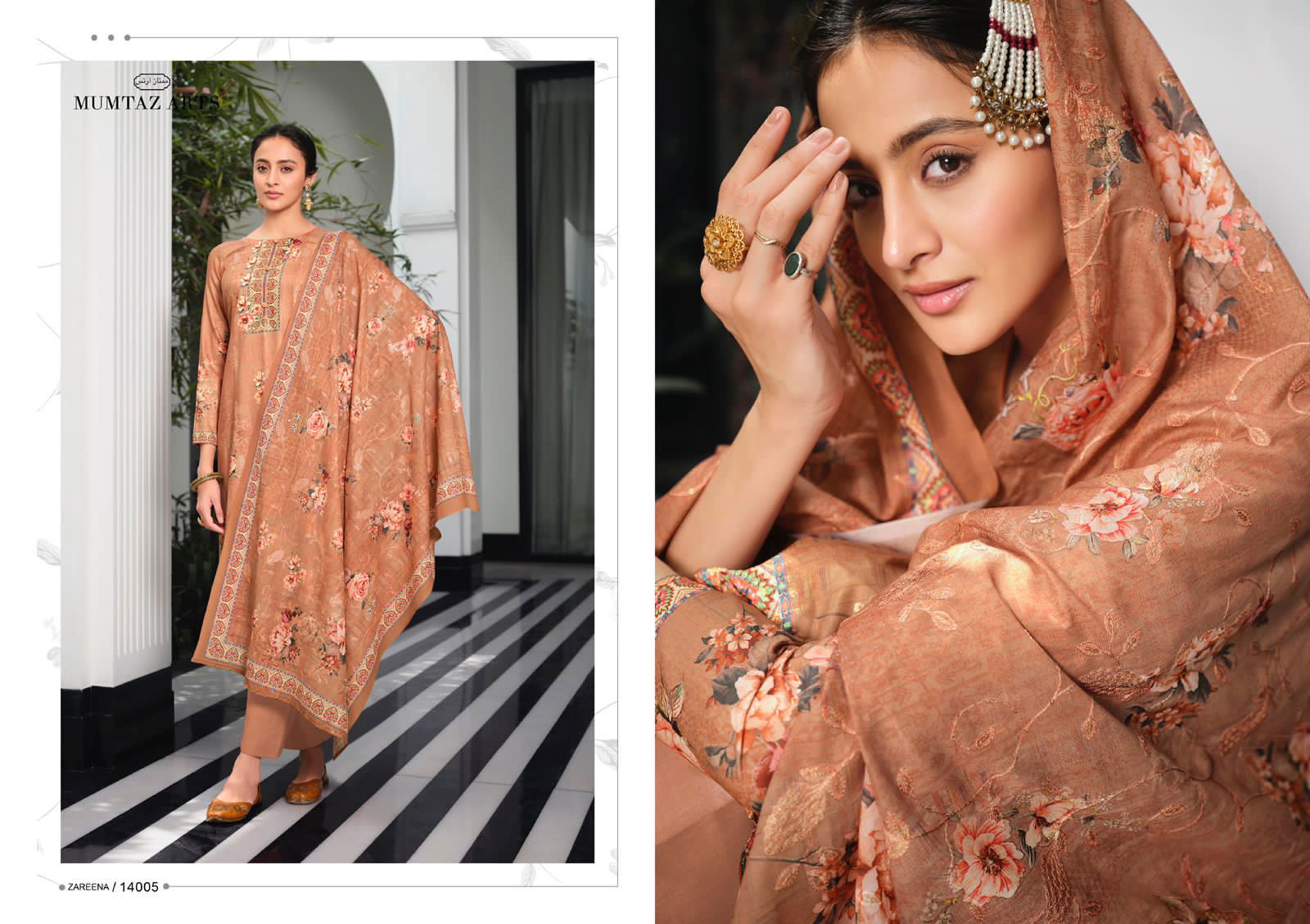 Mumtaz Zareena Fancy Wear Embroidered Designer Wholesale Printed Salwar Suits